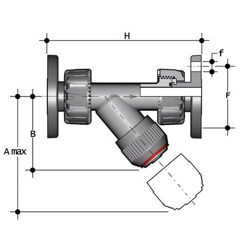 RVUOAC - Sediment strainer DN 15:50