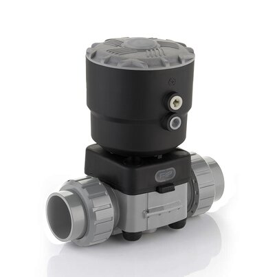 DKBOAC/CP NC - pneumatically actuated 2-way diaphragm valve PN6 for basic applications DN 15:65