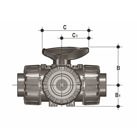 Common quotes - DUAL BLOCK® 3-way valve DN 10:50