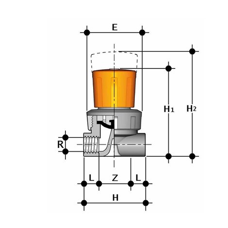 VMFV - Mini Diaphragm valve DN 8