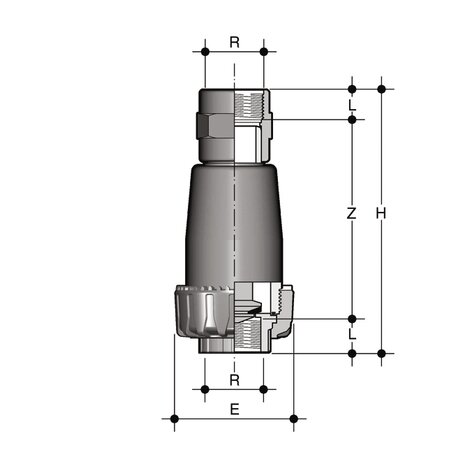 VZFV - Foot valve DN 10:50