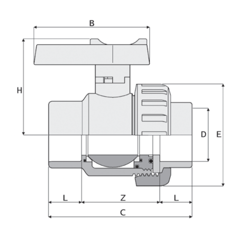 LKDAV - DUAL BLOCK® 3-way ball valve LKDAV - DUAL BLOCK® 3-way ball valve