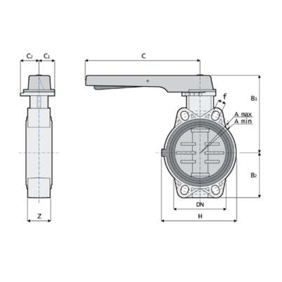 LKDAV - DUAL BLOCK® 3-way ball valve