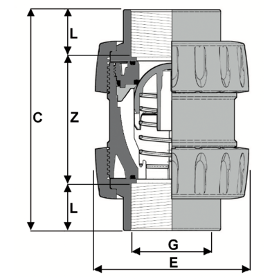 LKDAV - DUAL BLOCK® 3-way ball valve
