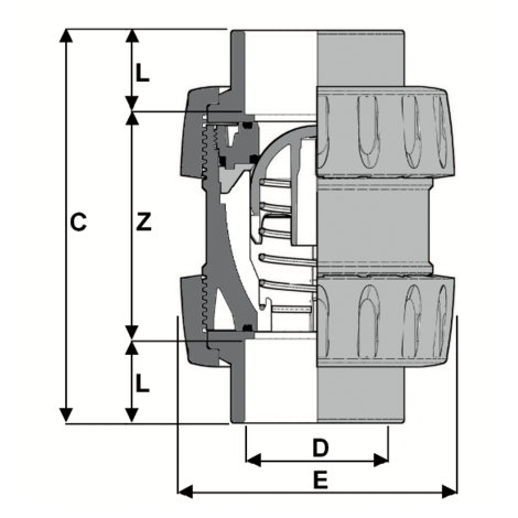 LKDAV - DUAL BLOCK® 3-way ball valve