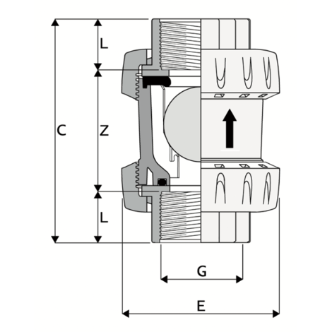 LKDAV - DUAL BLOCK® 3-way ball valve