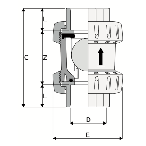 LKDAV - DUAL BLOCK® 3-way ball valve