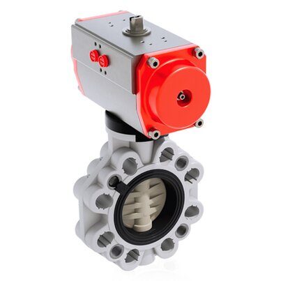 FKOM/CP DA LUG ANSI DN 80-200 - pneumatically actuated butterfly valve 