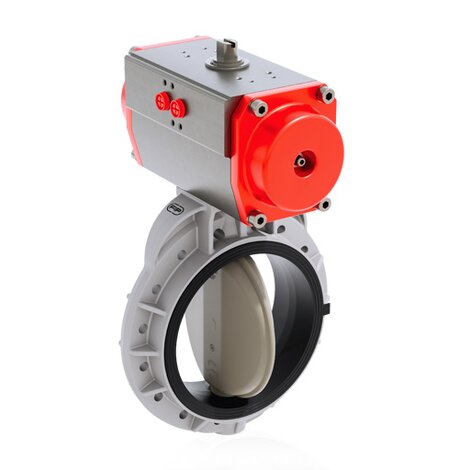 FKOM/CP NO DN 350-400 - pneumatically actuated butterfly valve
