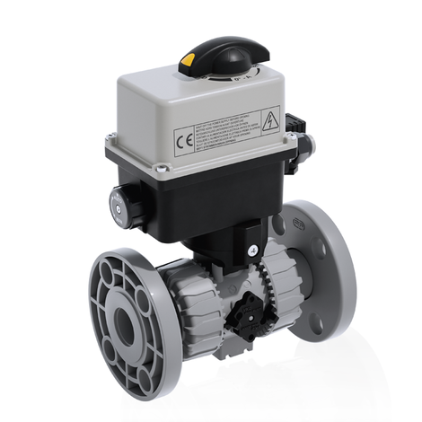 VKDOC/CE 24 V AC/DC - electrically actuated DUAL BLOCK® 2-way ball valve