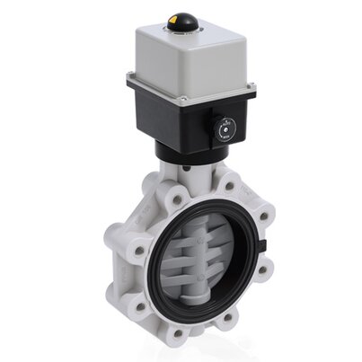 FKOC/CE 24V AC/DC LUG ISO-DIN DN 125-200 - electrically actuated butterfly valve