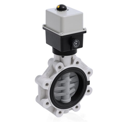 FKOC/CE 24V AC/DC LUG ISO-DIN DN 125-200 - electrically actuated butterfly valve