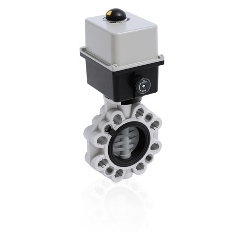 FKOC/CE 24V AC/DC LUG ISO-DIN DN 65-100 - electrically actuated butterfly valve