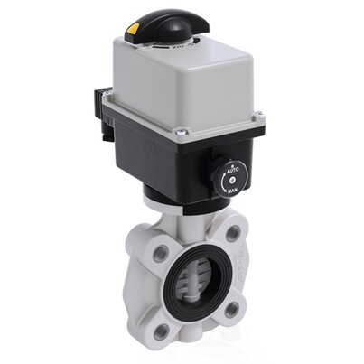 FKOC/CE 24V AC/DC LUG ISO-DIN DN 65-100 - electrically actuated butterfly valve