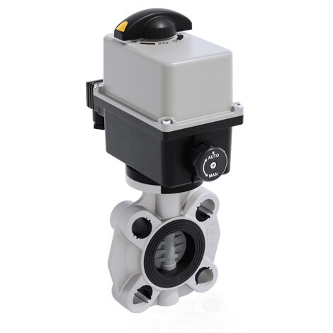 FKOC/CE 24V AC/DC DN 40-100 - electrically actuated butterfly valve
