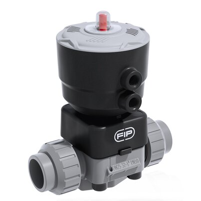 DKUIC/CP NO - pneumatically actuated 2-way diaphragm valve PN 10 DN 15:65