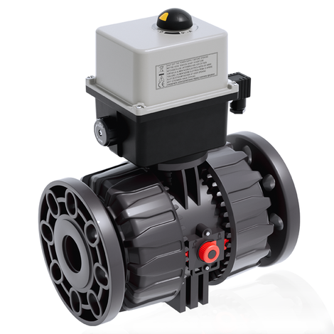 VKDOV/CE 24 V AC/DC - electrically actuated DUAL BLOCK® 2-way ball valve