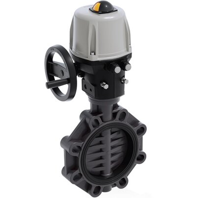 FEOV/CE 24V AC/DC DN 200 - electrically actuated butterfly valve