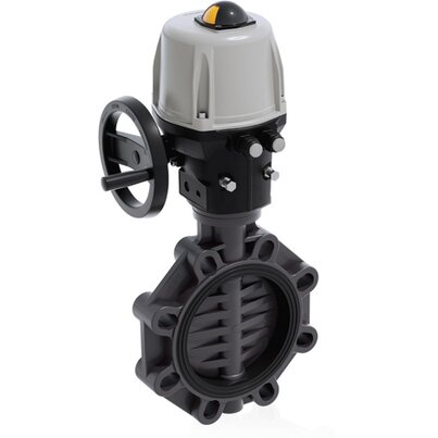 FEOV/CE 90-240V AC DN 200 - electrically actuated butterfly valve