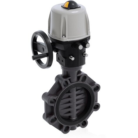 FEOV/CE 90-240V AC DN 200 - electrically actuated butterfly valve