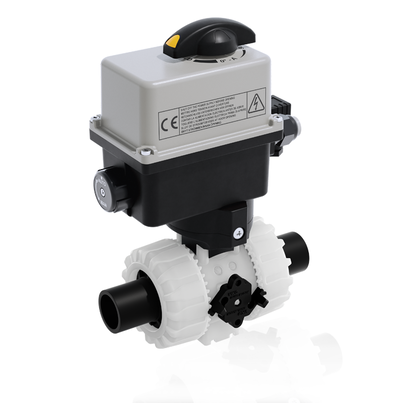 VKRBF/CE 90-240 V AC 4-20 mA - electrically actuated DUAL BLOCK® regulating ball valve