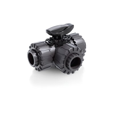 LKDIV - DUAL BLOCK® 3-way ball valve